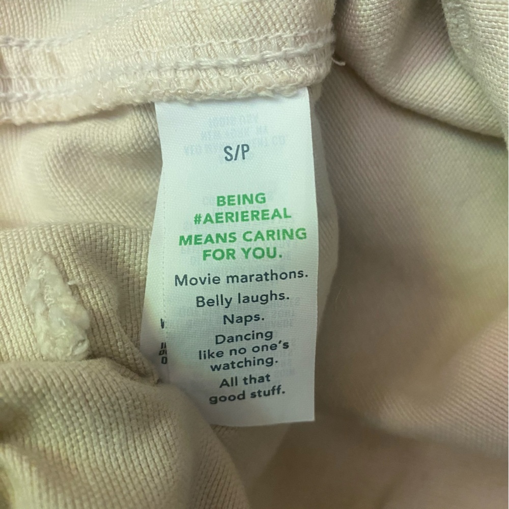 Aerie Womens Baggie Bloomer Tan Pants GUC SP - Picture 4 of 7
